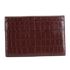 Croc Embossed Clutch, back view